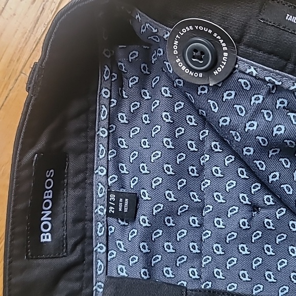BONOBOS Chinos black sz 29/30 - Picture 3 of 5